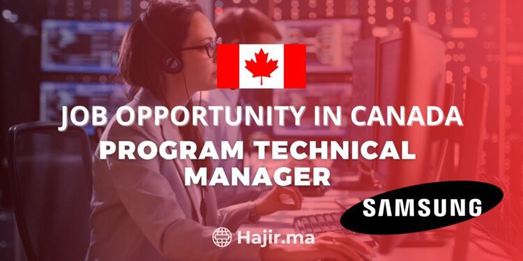 Exciting Technical Manager Opportunity at Samsung in Vancouver, Canada