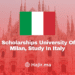 2023/24 Fully Funded Scholarships at University of Milan for International Students in Italy