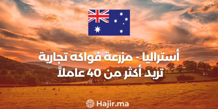 Australia - Commercial fruit farm wants 40+ workers