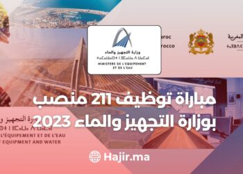 Recruitment Competition For 211 Positions in The Ministry of Equipment and Water 2023
