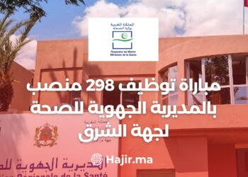 Concours DR Santé Oriental (298 Poste) – Postulez maintenant