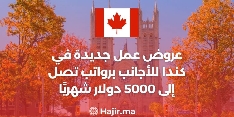 New Job Offers in Canada For Foreigners With Salaries up to $5,000 Per Month