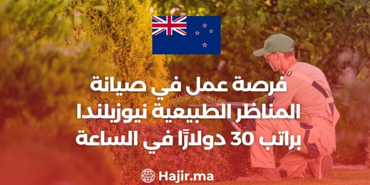 Landscape Maintenance Job Opportunity in New Zealand With a Salary Of $30 Per Hour