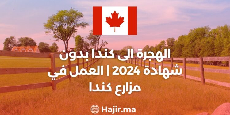 الهجرة الى كندا بدون شهادة 2024 | العمل في مزارع كندا