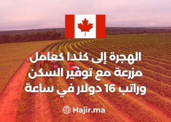 الهجرة إلى كندا كعامل مزرعة مع توفير السكن وراتب 16 دولار في ساعة