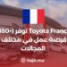 Toyota France (+180) opportunités d'emploi dans divers domaines