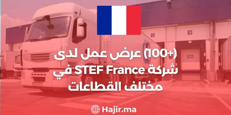 (+100) Offre d'emploi chez STEF France dans divers secteurs