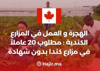 الهجرة و العمل في المزارع الكندية : مطلوب 20 عاملاً في مزارع كندا بدون شهادة