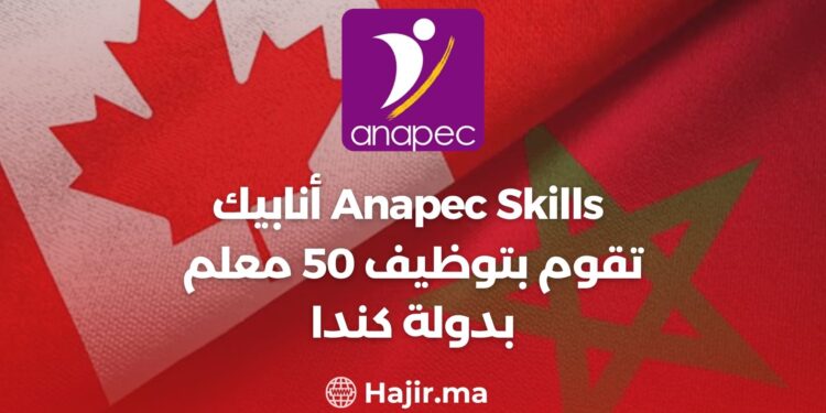 Anapec Skills أنابيك تقوم بتوظيف 50 معلم بدولة كندا