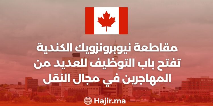 مقاطعة نيوبرونزويك الكندية تفتح باب التوظيف للعديد من المهاجرين في مجال النقل
