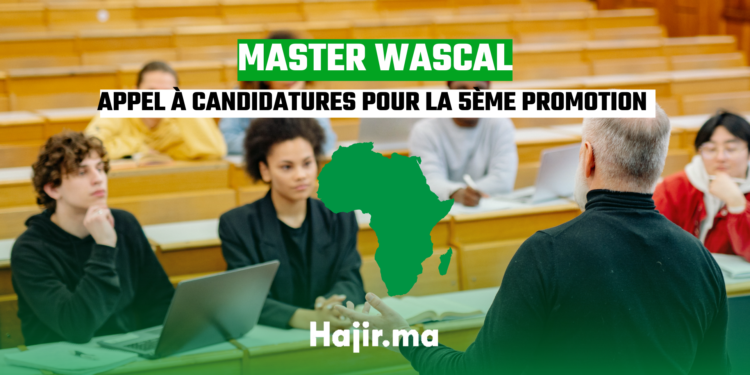 APPEL À CANDIDATURES POUR LA 5ÈME PROMOTION DE MASTER WASCAL