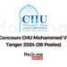 Concours CHU Mohammed VI Tanger 2024 (38 Postes)