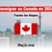 immigrer au Canada en 2024