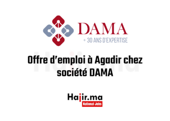Offre d emploi Agadir DAMA