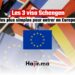 Les 3 visa Schengen les plus simples pour entrer en Europe