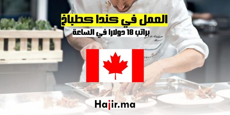 فرص العمل في كندا كطباخ برتب 18 دولارا في الساعة