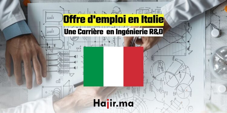 Offre d'emploi en Italie Ingénieur R&D