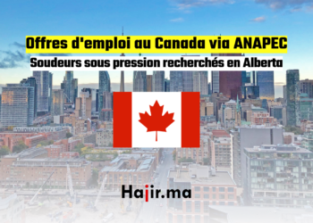 Offres d'emploi au Canada via ANAPEC Soudeurs sous pression recherchés en Alberta