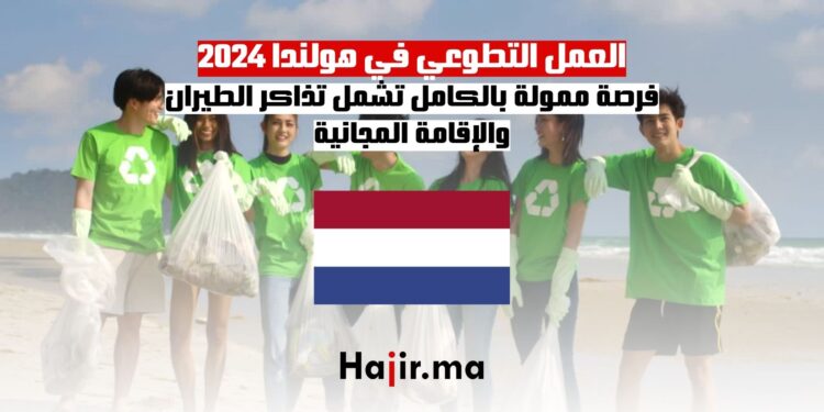 فرصة العمل التطوعي في هولندا 2024: تشمل تذاكر الطيران والإقامة المجانية