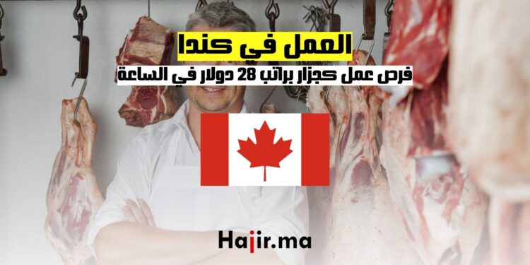 فرص عمل في كندا كجزار براتب 28 دولار في الساعة: التقديم مفتوح الآن!