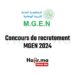 Concours de recrutement MGEN 2024