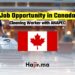 Job Opportunity in Canada