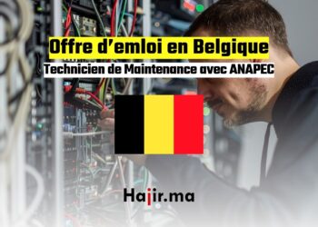 Technicien de Maintenance en Belgique avec ANAPEC