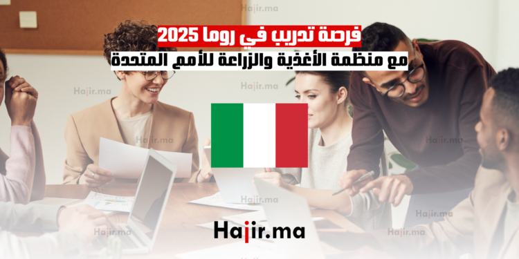 فرصة تدريب في روما 2025 مع منظمة الأغذية والزراعة للأمم المتحدة