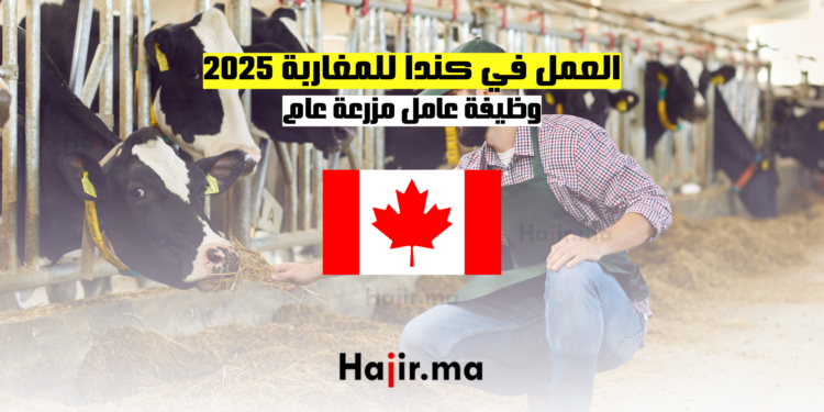 العمل في كندا للمغاربة 2025 وظيفة عامل مزرعة عام