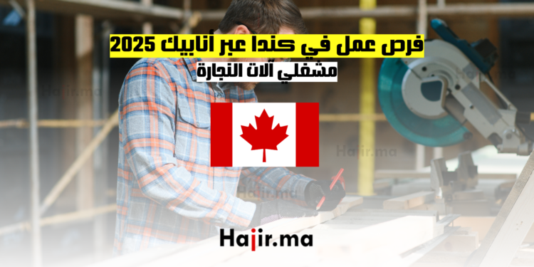 فرص عمل في كندا عبر أنابيك 2025 مشغلي آلات النجارة
