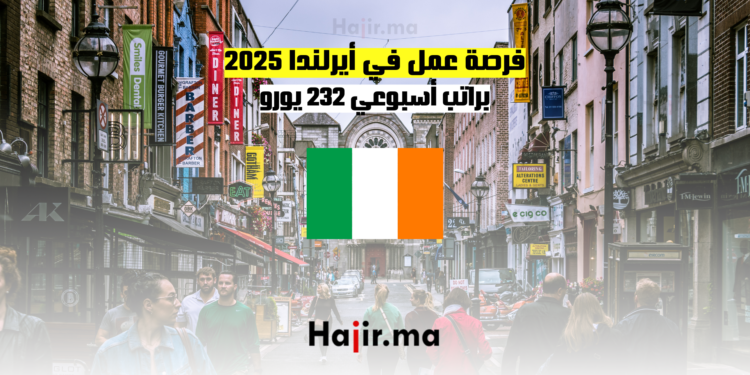 فرصة عمل في أيرلندا 2025 براتب أسبوعي 232 يورو