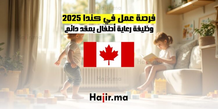فرصة عمل في كندا وظيفة رعاية أطفال بعقد دائم