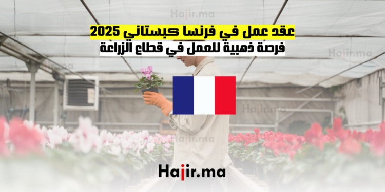 عقد عمل في فرنسا كبستاني 2025 فرصة ذهبية للعمل في قطاع الزراعة