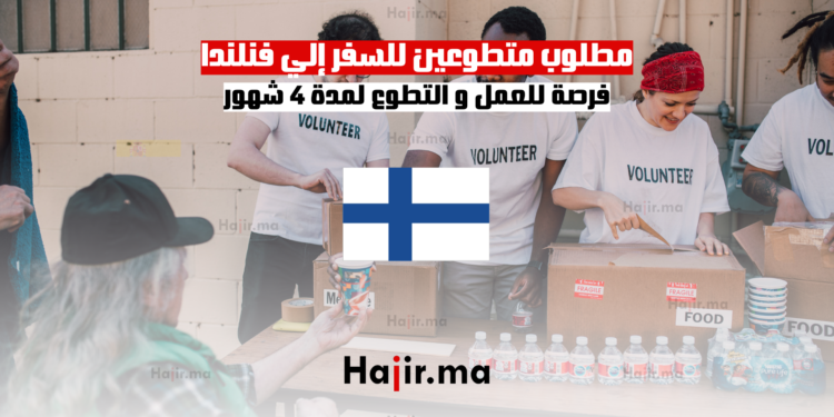 مطلوب متطوعين للسفر إلي فنلندا فرصة للعمل و التطوع لمدة 4 شهور