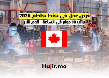 فرص عمل في كندا كلحام 2025 براتب 30 دولار في الساعة - قدم الأن
