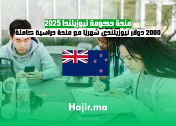 منحة حكومة نيوزيلندا 2025 2000 دولار نيوزيلندي شهريًا مع منحة دراسية كاملة
