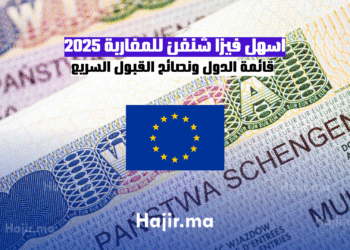 أسهل فيزا شنغن للمغاربة 2025 قائمة الدول ونصائح القبول السريع