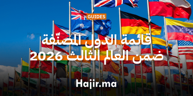 قائمة الدول المصنّفة ضمن العالم الثالث 2026