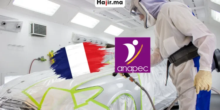 عقد عمل في فرنسا 2026 عبر الأنابيك (ANAPEC) براتب 1800 يورو لصباغي السيارات