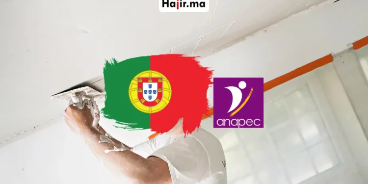 عقد عمل رسمي في البرتغال 20 26 لفنيي الجبس عبر ANAPEC براتب 1000 يورو