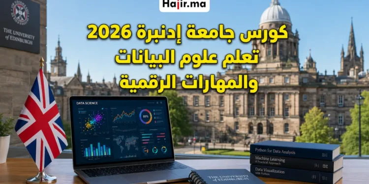 كورس مجاني بشهادة معتمدة من جامعة إدنبرة 2026 لتعلم علوم البيانات والمهارات الرقمية