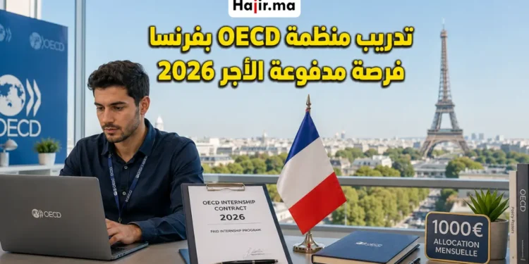 برنامج تدريب رسمي في منظمة OECD الفرنسية مع توفير تعويضات مالية
