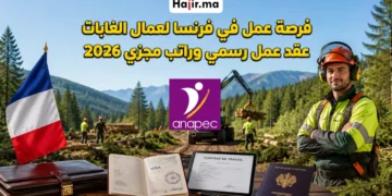 فرصة عمل في فرنسا لعمال الغابات عبر ANAPEC براتب 1498 يورو وعقد رسمي 2026