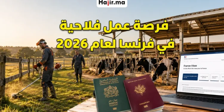 فرصة عمل فلاحية في فرنسا لعام 2026 تشمل التكفل التام بالسكن والإطعام