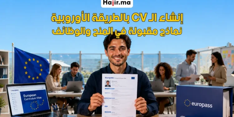 خطوات إنشاء السيرة الذاتية الأوروبية يوروباس للمنح والوظائف سنة 2026
