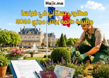 فرصة شغل في فرنسا لعام 2026 في مجال البستنة وتصميم الحدائق بعقد دائم