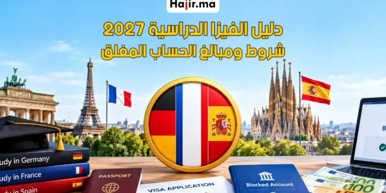 دليل فتح حساب بنكي مغلق لفيزا الدراسة في ألمانيا وفرنسا وإسبانيا 2027