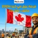 فرصة عمل في كندا لعام 2026 كعامل بناء برواتب تنافسية وعقد رسمي دائم