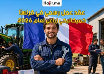 عقد عمل رسمي ورواتب تنافسية كميكانيكي في مزارع فرنسا لعام 2026