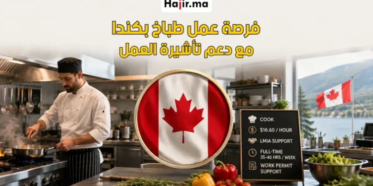 فرصة عمل طباخ في كندا براتب 16.60 دولار مع دعم LMIA لعام 2026